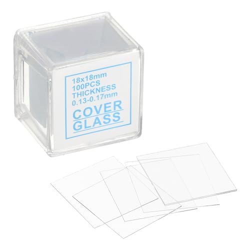 Cover Slips for Microscope Slides, 18x18mm — PATIKIL
