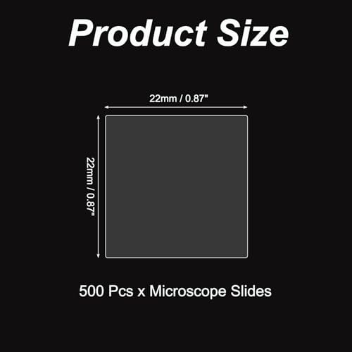 Cover Slips for Microscope Slides, 22x22mm view 2