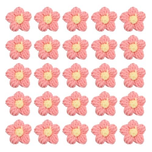Crochet Flowers, for Craft Sewing Crochet Flowers Appliques — PATIKIL