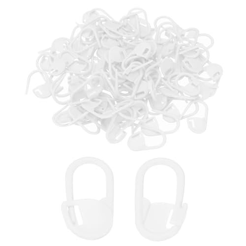 Crochet Stitch Markers, 100 Pack Plastic Knitting Markers Locking Stitch — PATIKIL
