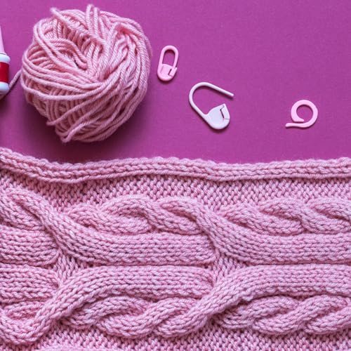 Crochet Stitch Markers, 150Pcs Plastic Knitting Crochet Locking Stitch view 5