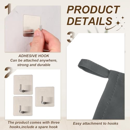 Cubicle Curtain, 39x48 Inch Dark Gray Partition Room Divider Curtains view 3