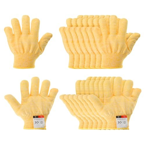 Cut Resistant Gloves, 8 Pair Level 5 Protection Anti Cutting Gloves Cut — PATIKIL