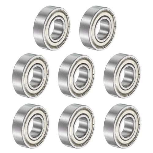 Deep Groove Ball Bearing, Metal Sealed 698ZZ 8mm x 19mm x 6mm 8Pcs — PATIKIL