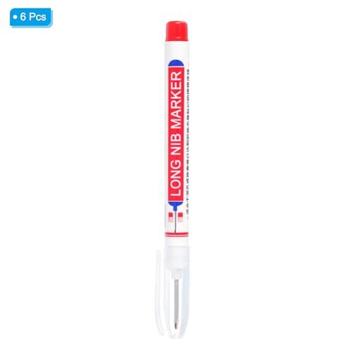Deep Hole Marker Pens Ink Waterproof Reach Markers 22mm/0.87" 6Pcs, Long view 3