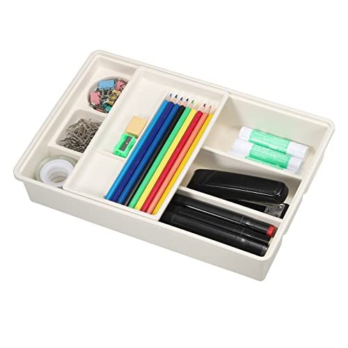 Desk Drawer Organizer Tray, Adjustable Drawers Organizers — PATIKIL