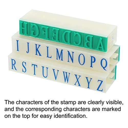 Detachable Letter Stamp, 17mm Plastic 26 Digits Font Size 1 Alphabet A-Z view 3
