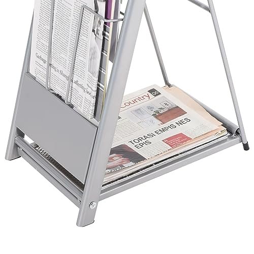Detachable Magazine Display Racks Floor Standing 10 Layers Brochure Stand view 5