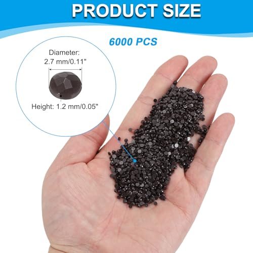 Diamond Art Painting Replacement Beads Black Grey 6000 Pcs view 2