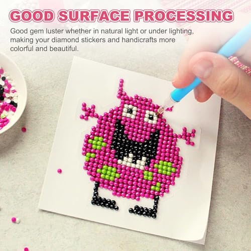 Diamond Art Painting Replacement Beads Black Grey 6000 Pcs view 5