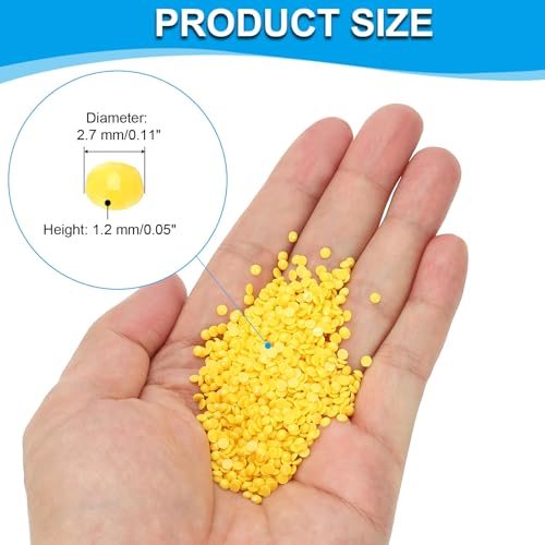 Diamond Art Painting Replacement Beads Yellow, Resin Crystal Painting view 2
