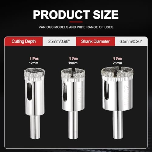 Diamond Hollow Core Drill Bit Hole Cutters view 2