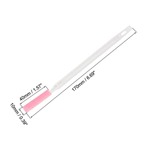 Disposable Crevice Brushes, 10 Packs Flannel Scrub Cleaning Small Hole view 2