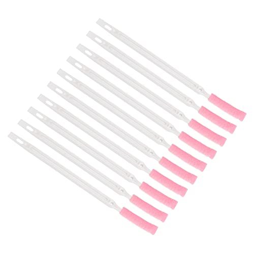 Disposable Crevice Brushes, 10 Packs Flannel Scrub Cleaning Small Hole — PATIKIL