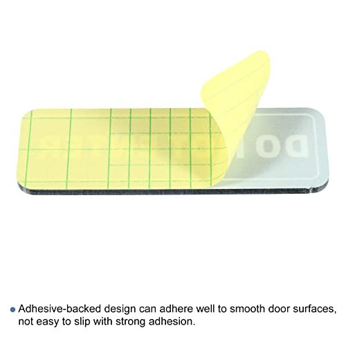 Do Not Enter Sign, 2 Pack Acrylic 6"x2" Self Adhesive Door Information view 5