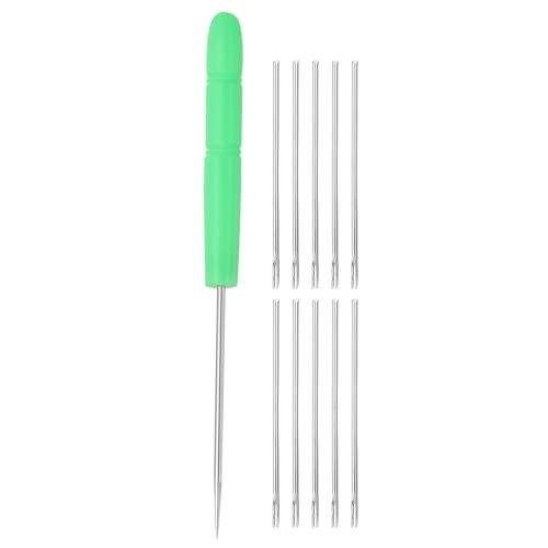 Doll Hair Rooting Kit 0.6mm Rerooting Knitting Needles Green — PATIKIL