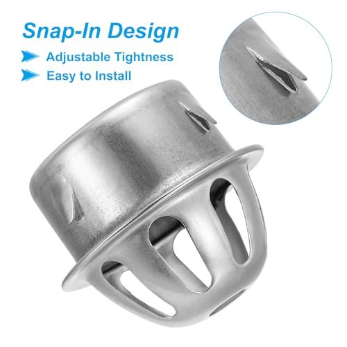 Dome Gutter Guard Filter 2 Inch, 3 Pack 304 Stainless Steel Downspout view 3