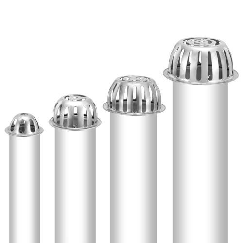 Dome Gutter Guard Filter 2 Inch, 3 Pack 304 Stainless Steel Downspout view 5