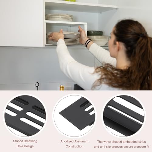 Door Air Vent Cover 6"x1.7" Black Louvered Ventilation Grille 2Pcs view 3