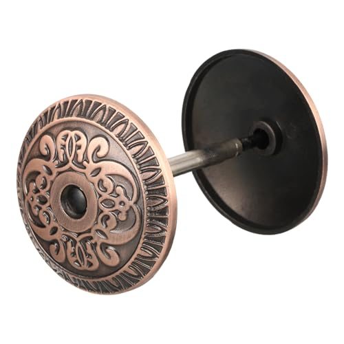 Door Hole Cover Plate, 2 Inches Zinc Alloy Flower Round Deadbolt Cover — PATIKIL