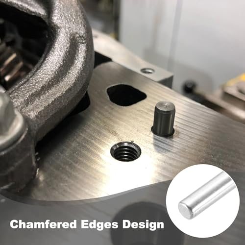 Dowel Pins M5x8mm Stainless Steel Round Chamfered Head Shelf view 3