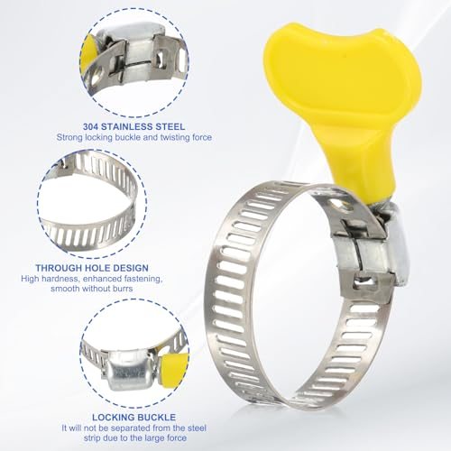 Drain Hose Connector 2Pcs Straight Washing Machine Plastic Drain Hose view 3