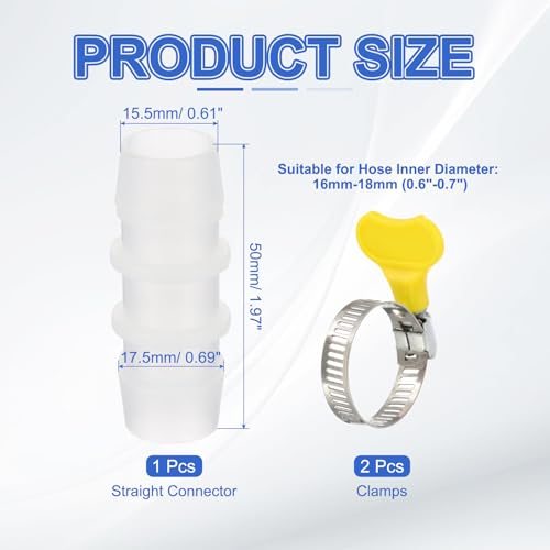 Drain Hose Connector Straight Washing Machine Plastic Drain Hose view 2