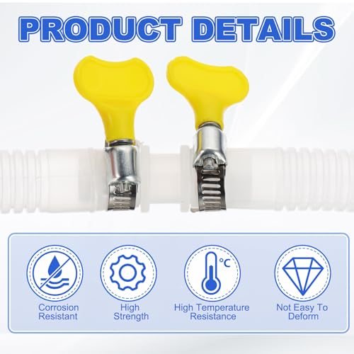 Drain Hose Connector Straight Washing Machine Plastic Drain Hose view 4
