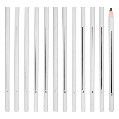 Drawing Pencils for Sketching, 12Pcs HB/B/2B/4B/6B/8B Pencils — PATIKIL