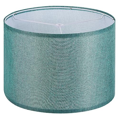 Drum Lamp Shades, 13"x13"x9" Linen Round Lamp Shade — PATIKIL