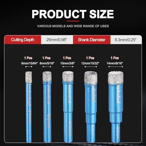 Dry Diamond Core Drill Bit Set view 2