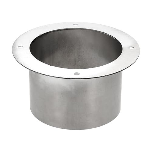 Duct Connector Flange, Wall Mount, Stainless Steel — PATIKIL