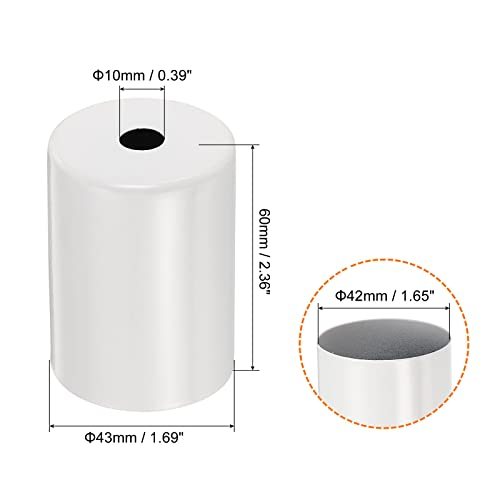 E26/E27 Lamp Socket Cup, 6 Pack Flat Lamp Bases Holder Covers Sleeves view 2