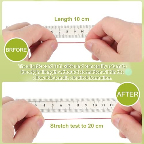 Elastic String for Bracelet 164 Ft/50 Meter Length 1.5 mm Dia, 1 Roll view 4