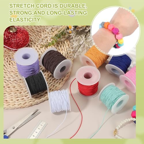 Elastic String for Bracelet 164 Ft/50 Meter Length 1.5 mm Dia, 1 Roll view 5
