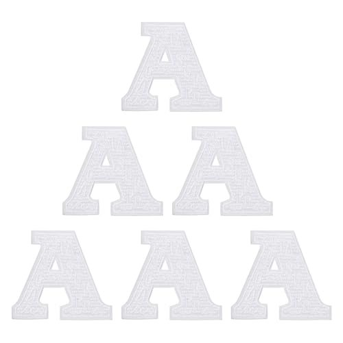 Embroidered Fabric Alphabet Stickers — PATIKIL