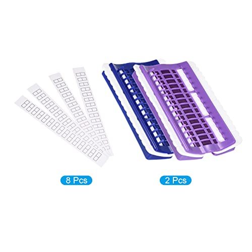 Embroidery Floss Organizer Plastic Needles Thread Blue Purple view 3