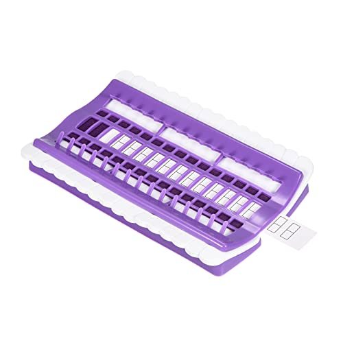 Embroidery Floss Organizer Plastic Needles Thread Blue Purple view 4