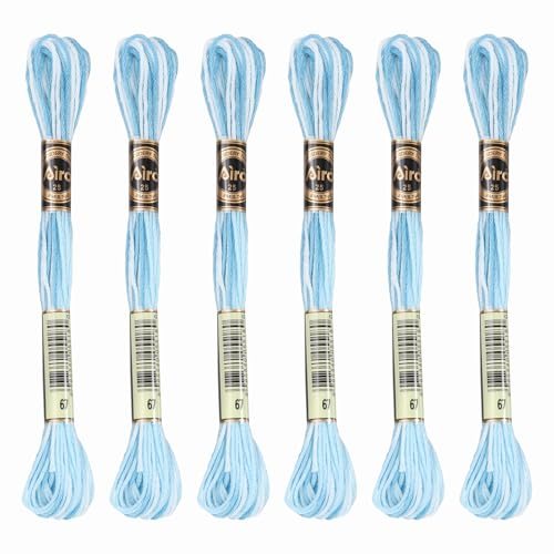 Embroidery Floss Polyester Embroidery Threads Bracelets String, 6 Skeins — PATIKIL