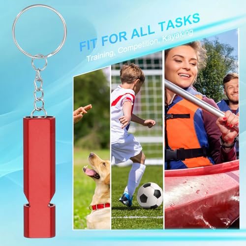 Emergency Survival Whistle, 2 Pack Double Tubes Whistles Super Loud view 5