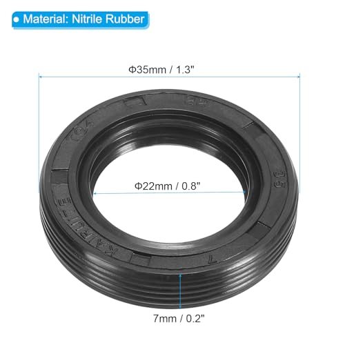 EU Radial Shaft Seal, Black view 2