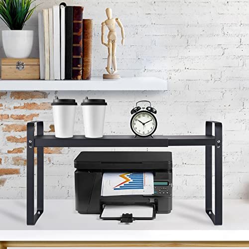 Expandable Cabinet Shelf Organizers Black 14"-25" Lx8.6 Wx10.3 H, Kitchen view 5