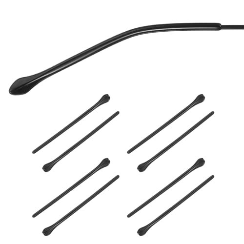 Eye Glass Replacement Temples, Plastic Anti-Slip Eyeglass End Tips — PATIKIL