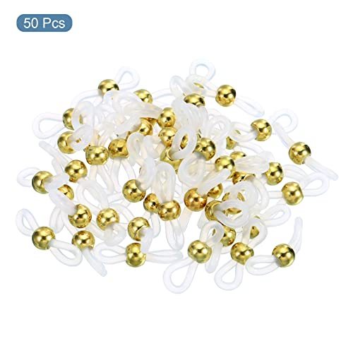 Eyeglass Chain Connector, 50 Pack Adjustable Anti Slip Silicone Strap view 3