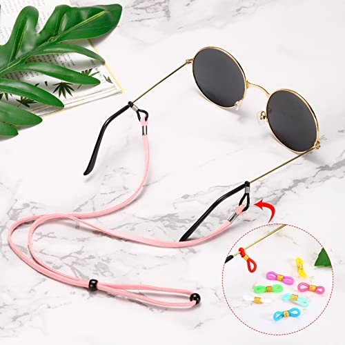 Eyeglass Chain Connector, 50 Pack Adjustable Anti Slip Silicone Strap view 5