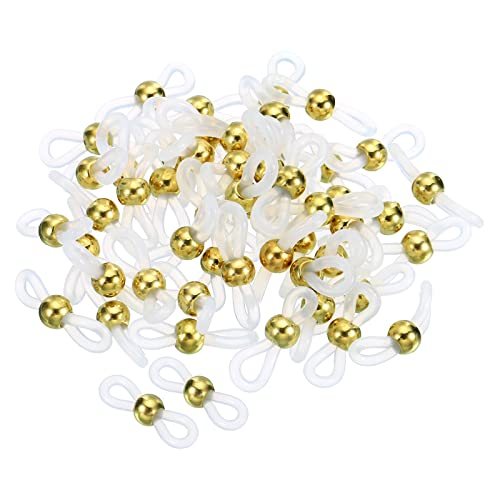 Eyeglass Chain Connector, 50 Pack Adjustable Anti Slip Silicone Strap — PATIKIL