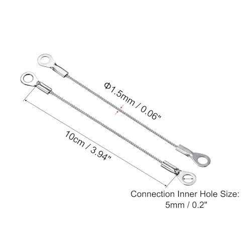 Eyelets Ended Security Wire Rope view 2