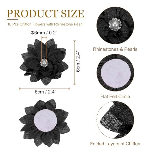 Fabric Appliques Headband Embellishments view 2