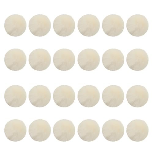 Faux Fur Pom Poms for Hats, 24 Pcs Fluffy Soft Fur Poms Balls with — PATIKIL