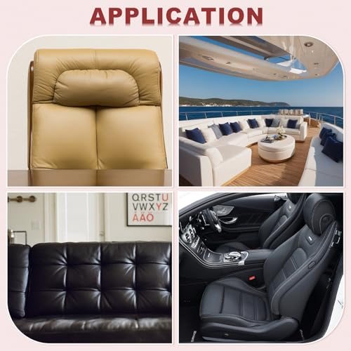 Faux Leather Fabric Sheets Synthetic Soft Waterproof PVC view 5